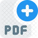 Neue PDF Datei PDF Datei PDF Datei Hinzufugen Symbol