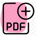 Neue PDF Datei PDF Datei PDF Datei Hinzufugen Icon