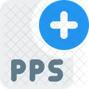Neue PPS Datei PPS Datei PPS Datei Hinzufugen Symbol