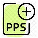 Neue PPS Datei PPS Datei PPS Datei Hinzufugen Icon