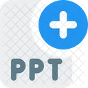 Neue Ppt Datei Ppt Hinzufugen Neues Ppt Symbol