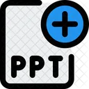 Neue Ppt Datei Ppt Hinzufugen Neues Ppt Icon