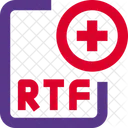 Neue Rtf Datei Rtf Datei Rtf Datei Hinzufugen Symbol