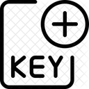 Dateischlussel Plus Symbol