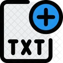 Neue Txt Datei Txt Datei Txt Datei Hinzufugen Icon