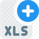 Neue Xls Datei Xls Datei Xls Datei Hinzufugen Symbol