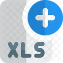 Neue Xls Datei Xls Datei Xls Datei Hinzufugen Icon