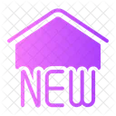 Neues Zuhause Neu Neues Haus Symbol