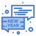 Neujahrs-Chat  Icon