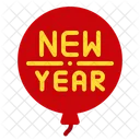 Neujahrsballon  Symbol