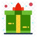 Neujahrsgeschenk Geschenkbox Geschenk Icon