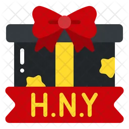 Neujahrsgeschenk  Symbol