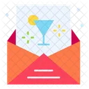 Umschlag E Mail Cocktail Symbol