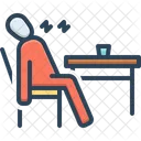 Neumatico Cansado Agotado Icono
