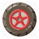 Neumatico Auto Rueda Icono