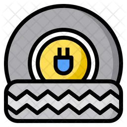 Neumático ev  Icono