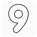 Neun  Symbol