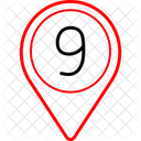 Neun Formel Standort Symbol