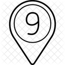 Neun Formel Standort Symbol