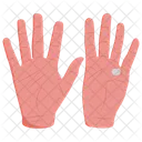 Neun Zahlen Neun Finger Symbol