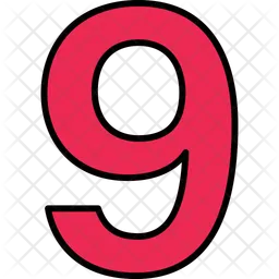 Neun  Symbol