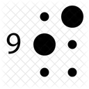 Braille Zahl Buchstabe Symbol