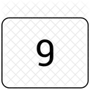 Zahlen Neun Mathe Symbol