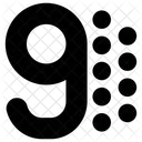 Neun  Symbol