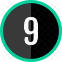 Neun Zahl Zahlen Symbol