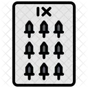 Neun der Schwerter  Symbol