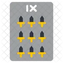Neun der Schwerter  Symbol