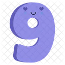 9 Zahl Neun Symbol