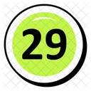 Zahl neunundzwanzig  Symbol