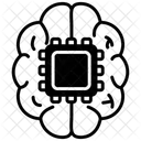 Neural Interface Brain Brain Chip Icône