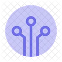Neural Network Artificial Intelligence Technology Icon