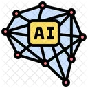 Neural Network Brain Ai Deep Learning Cognition Technology Icon