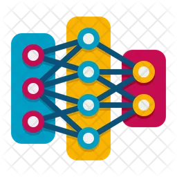 Neural network architecture Icon - Download in Flat Style