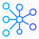 Neural Network Networking Data Icon