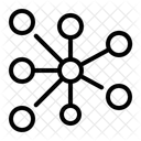Neural Network Networking Data Icon