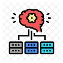 신경 서버 관리 서버 신경 데이터 서버 아이콘