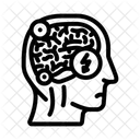Neurologische Storungen Gehirn Symbol