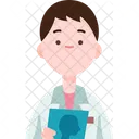Neurologista Cerebro Medico Ícone
