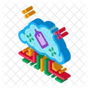 Label Internet Cloud Icon