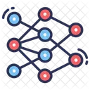 Neuronale Netzwerke Kunstliche Intelligenz Symbol