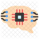 Neuronal Pensant Cognitif Icône