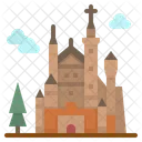 Schloss Neuschwanstein Deutschland Symbol