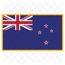 Neuseeland Flagge Land Symbol