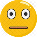 中立的、穏やか、無関心 アイコン