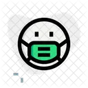 Neutral Emoji With Face Mask Emoji Icon