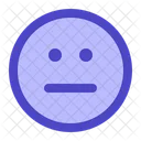 Neutral Emojis Emoticon Icon